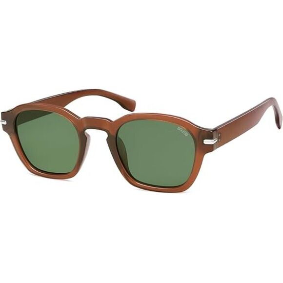 SOJOS Vintage Retro Square Polarized Sunglasses for Men and Women SJ2382 main image 6